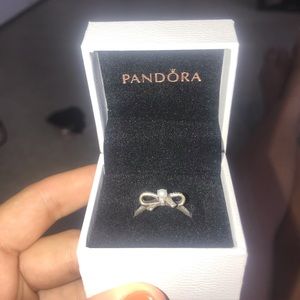 Pandora Delicate Sentiments Ring, White Pearl